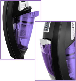 Пылесос паровой Kitfort КТ-535-1 1600Вт черный - купить недорого с доставкой в интернет-магазине