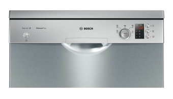 Посудомоечная машина Bosch Serie 2 SMS25AI05E серебристый (полноразмерная) инвертер - купить недорого с доставкой в интернет-магазине