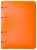 Тетрадь на кольцах Silwerhof 80л. клет. A5 пластик кольца оранжевый - купить недорого с доставкой в интернет-магазине