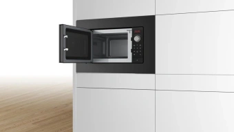 Микроволновая печь Bosch BFL623MB3 20л. 800Вт черный (встраиваемая) - купить недорого с доставкой в интернет-магазине
