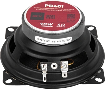 Колонки автомобильные ACV PD-401 BEATS (без решетки) 90Вт 88дБ 4Ом 10см (4дюйм) (ком.:2кол.) коаксиальные однополосные - купить недорого с доставкой в интернет-магазине