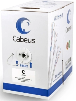 Кабель информационный Cabeus FTP-4P-Cat.5e-SOLID-LSZH-GY кат.5E F/UTP LSZH внутренний 305м серый - купить недорого с доставкой в интернет-магазине