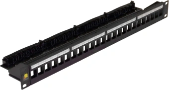 Патч-панель наборная Lanmaster LAN-PPN24OK-UTP 19" 1U 24xRJ45 UTP - купить недорого с доставкой в интернет-магазине