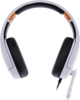 Наушники с микрофоном Оклик HS-L710G белый/черный 2м мониторные оголовье (1978693) - купить недорого с доставкой в интернет-магазине