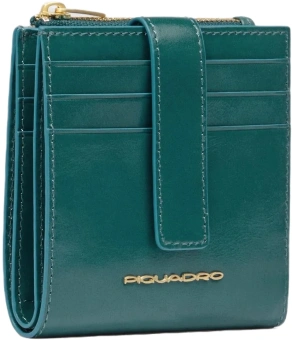 Чехол для кредитных карт Piquadro Blue Square PP6843B2R/OT3 синий петроль натур.кожа - купить недорого с доставкой в интернет-магазине