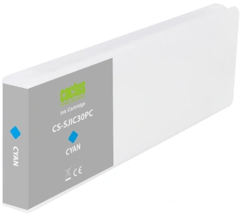 Картридж струйный Cactus CS-SJIC30PC C33S020640 голубой (295мл) для Epson ColorWorks TM-C7500G с чипом - купить недорого с доставкой в интернет-магазине
