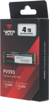 Накопитель SSD Patriot PCIe 5.0 x4 4TB PV593P4TBM28H Viper VP593 M.2 2280 - купить недорого с доставкой в интернет-магазине