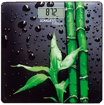 Весы напольные электронные Scarlett SC-BS33E051 макс.180кг рисунок/бамбук - купить недорого с доставкой в интернет-магазине