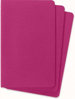 Блокнот Moleskine CAHIER JOURNAL CH018D17 Large 130х210мм обложка картон 80стр. нелинованный розовый неон (3шт) - купить недорого с доставкой в интернет-магазине
