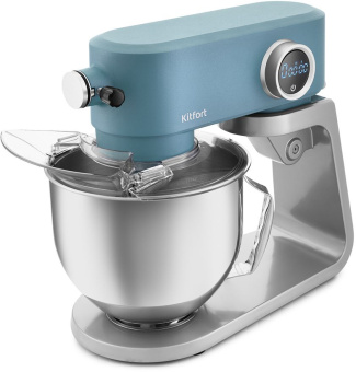 Миксер планетарный Kitfort КТ-1391-2 800Вт синий - купить недорого с доставкой в интернет-магазине