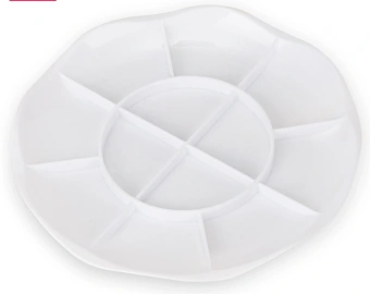 Палитра для смешивания красок Deli 68305 круглая D135мм - купить недорого с доставкой в интернет-магазине