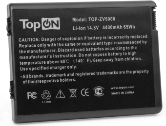 Батарея для ноутбука TopON TOP-ZV5000 14.8V 4400mAh литиево-ионная - купить недорого с доставкой в интернет-магазине