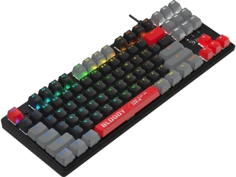 Клавиатура A4Tech S310N механическая черный/красный USB Multimedia for gamer - купить недорого с доставкой в интернет-магазине