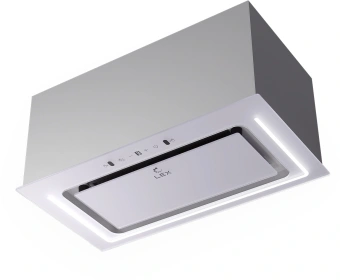 Вытяжка встраиваемая Lex Nova 600 Inverter WH белый управление: сенсорное (1 мотор) - купить недорого с доставкой в интернет-магазине
