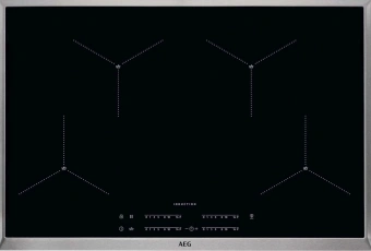 Индукционная варочная поверхность AEG IAE84411XB черный/серебристый - купить недорого с доставкой в интернет-магазине