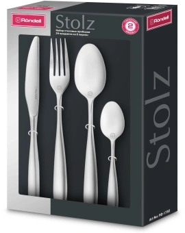 Набор столовых приборов Rondell Stolz RD-1782 набор из 24предм. стальной - купить недорого с доставкой в интернет-магазине