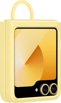 Чехол (клип-кейс) Samsung для Samsung Galaxy Z Flip6 Silicone Case Flip 6 (F741) желтый (EF-PF741TYEGRU) - купить недорого с доставкой в интернет-магазине