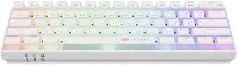 Клавиатура Оклик K763W механическая белый USB беспроводная BT/Radio Multimedia for gamer LED (1920562) кабель 1.5м - купить недорого с доставкой в интернет-магазине