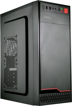 Корпус KingPrice KPCC-MD201 черный без БП ATX 1x80mm 4x120mm 2xUSB2.0 audio - купить недорого с доставкой в интернет-магазине