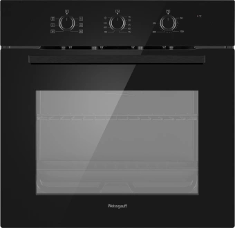 Духовой шкаф Электрический Weissgauff EOM 266 PMB черный - купить недорого с доставкой в интернет-магазине