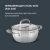 Кастрюля Rondell Balance RDS-754 2.8л. d=20см (с крышкой) стальной - цена, купить или заказать с доставкой в интернет-магазине Кастрюля Rondell Balance RDS-754 2.8л. d=20см (с крышкой) стальной - купить недорого с доставкой в интернет-магазине