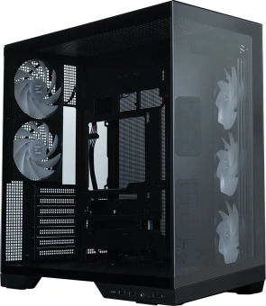 Корпус Zalman D50 черный без БП ATX 11x120mm 2x140mm 2xUSB3.0 audio bott PSU - купить недорого с доставкой в интернет-магазине