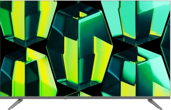 Телевизор LED Sber 43" SDX-43U4014 Салют ТВ Frameless серебристый 4K Ultra HD 60Hz DVB-T DVB-T2 DVB-C DVB-S DVB-S2 USB WiFi Smart TV - купить недорого с доставкой в интернет-магазине