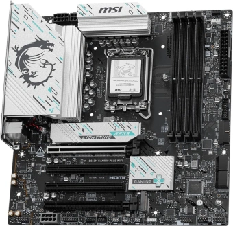 Материнская плата MSI B860M GAMING PLUS WIFI Soc-1851 Intel B860 4xDDR5 mATX AC`97 8ch(7.1) 5Gigabit RAID+HDMI+DP - купить недорого с доставкой в интернет-магазине