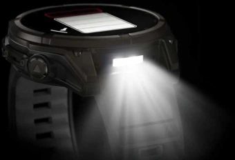 Смарт-часы Garmin Fenix 8 Solar Sapphire 47мм 1.3" корп.серый рем.черный (010-02906-11) - купить недорого с доставкой в интернет-магазине