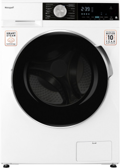 Стиральная машина Weissgauff Premium WMD 47148 DC Inverter Steam класс: A загр.фронтальная макс.:8кг (с сушкой) белый инвертор - купить недорого с доставкой в интернет-магазине