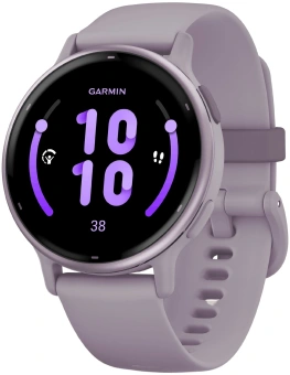 Смарт-часы Garmin Vivoactive 5 30.4мм 1.2" AMOLED корп.сиреневый рем.сиреневый разм.брасл.:125-190мм (010-02862-13) - купить недорого с доставкой в интернет-магазине