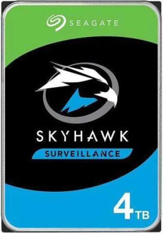 Жесткий диск Seagate SATA-III 4Tb ST4000VX013 Surveillance Skyhawk (5400rpm) 256Mb 3.5" - купить недорого с доставкой в интернет-магазине