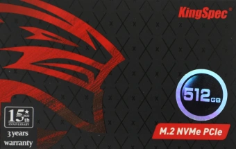 Накопитель SSD Kingspec PCIe 3.0 x4 512GB NE-512 M.2 2280 - купить недорого с доставкой в интернет-магазине