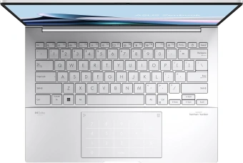 Ноутбук Asus Zenbook 14 OLED UX3405MA-QD1017 Core Ultra 9 185H 32Gb SSD512Gb Intel Arc 14" OLED FHD+ (1920x1200) noOS silver WiFi BT Cam Bag (90NB11R2-M01UC0) - купить недорого с доставкой в интернет-магазине