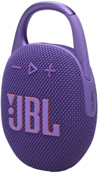 Колонка порт. JBL Clip 5 пурпурный 7W Mono BT 10м 1400mAh - купить недорого с доставкой в интернет-магазине