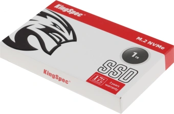 Накопитель SSD Kingspec PCIe 3.0 x4 1TB NX-1TB M.2 2280 0.9 DWPD - купить недорого с доставкой в интернет-магазине