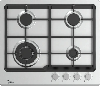 Газовая варочная поверхность Midea MG693TX нержавеющая сталь (арт.2120111) - купить недорого с доставкой в интернет-магазине