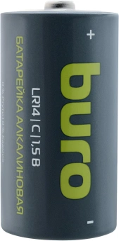 Батарея Buro Alkaline LR14 C 7500mAh (2шт) блистер - купить недорого с доставкой в интернет-магазине
