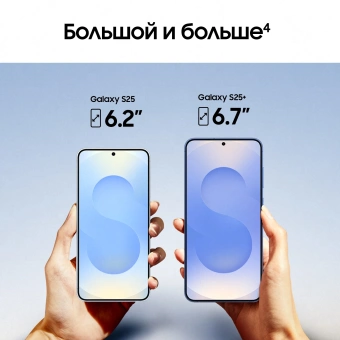 Смартфон Samsung SM-S936B Galaxy S25+ 256Gb 12Gb голубой моноблок 3G 4G 2Sim 6.7" 1440x3120 Android 15 50Mpix 802.11 a/b/g/n/ac/ax/be NFC GPS GSM900/1800 GSM1900 TouchSc Protect - купить недорого с доставкой в интернет-магазине