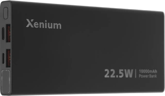 Мобильный аккумулятор Xenium CTP2210 10000mAh 22.5W 5A 2xUSB-A/USB-C серый (CTP2210BK/00) - купить недорого с доставкой в интернет-магазине