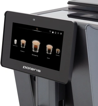 Кофемашина Polaris PACM 2085GC WIFI IQ Home 1450Вт графит - купить недорого с доставкой в интернет-магазине