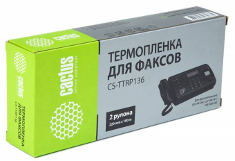 Термопленка Cactus CS-TTRP136 (2шт) 100м для Panasonic FP10х/121/128/141/195/2хх/300 - купить недорого с доставкой в интернет-магазине