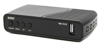 Ресивер DVB-T2 Сигнал Эфир HD-215 черный - купить недорого с доставкой в интернет-магазине