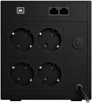 Источник бесперебойного питания Powercom Raptor Plus RPT1200EU 720Вт 1200ВА черный - купить недорого с доставкой в интернет-магазине