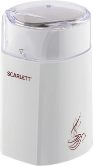 Кофемолка Scarlett SC-CG44506 150Вт сист.помол.:ротац.нож вместим.:60гр белый - купить недорого с доставкой в интернет-магазине