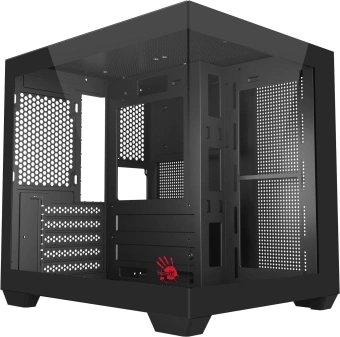 Корпус Bloody CC-121 черный без БП mATX 7x120mm 1xUSB2.0 1xUSB3.0 audio - купить недорого с доставкой в интернет-магазине