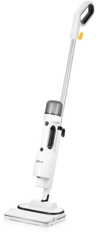 Швабра паровая Kitfort КТ-1062 1500Вт белый/черный - купить недорого с доставкой в интернет-магазине