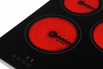 Варочная поверхность Hyundai HHE 4554 BG черный - купить недорого с доставкой в интернет-магазине