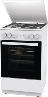 Плита Комбинированная Gorenje GK5A42WF-B белый (металлическая крышка) реш.чугун - купить недорого с доставкой в интернет-магазине