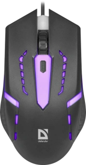 Мышь Defender Hit MB-601 черный оптическая 1200dpi USB 3but (52601) - купить недорого с доставкой в интернет-магазине